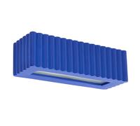 Aplique De Pared Cerámica Ultramar Azul E27 Dormitorio B:34 Cm Arriba Abajo