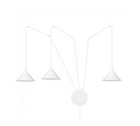 Aplique de pared cerremo blanco 3 luces marca wonderlamp 1 cm
