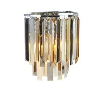 Searchlight Aplique Clarissa con prismas de cristal