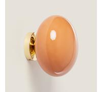 LEDKIA LIGHTING Aplique de Pared Cristal Kurta Naranja E14
