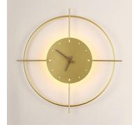 Aplique de Pared de 50 cm con Forma de Reloj, lámpara de Pared Decorativa | Iluminación Moderna de 11 W, iluminación LED de 3000 K para Interiores, Luces Creativas de Pared para