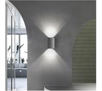 Aplique de pared de cemento cilíndrico industrial MI-NI Focos de pared arriba y abajo Accesorio de iluminación montado en la pared interior,para escalera de entrada