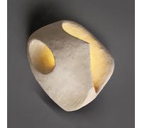 Aplique de Pared de hormigón Estilo WABI Sabi, lámpara de Pared de Cemento, Apliques de Pared industriales, iluminación Interior, Luces geométricas Cableadas para Sala de Estar, Dormitorio,