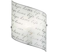 APLIQUE DE PARED DE INTERIOR SIGNA E27 GRAN FIJACIO'N EN COLOR BLANCO META'LICO