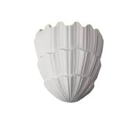 Aplique de pared de yeso Seashell Lámpara de pared con forma de concha vintage Decoraciones de pared elegantes Lámpara de pared for dormitorio Comedor Escalera Pasillo Pasillo Decoración(14.4cm)