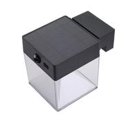 Aplique de pared edm 31831 negro policarbonato abs 4 w 500 lm solar (3000 k) (5000 k) (4000 k)