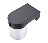 Aplique de pared edm 31832 negro policarbonato abs 4 w 500 lm solar (3