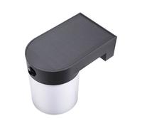 Aplique de pared edm 31832 negro policarbonato abs 4 w 500 lm solar (3000 k) (5000 k) (4000 k)