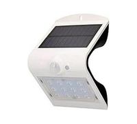 APLIQUE SOLAR 1,5W 220lm RECARGABLE. SENSOR DE PRESENCIA (2-6m) COLOR BLANCO 9,5x7,3x13cm EDM