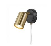 Aplique de pared explore latón marca nordlux 8 cm