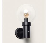 Aplique de Pared Exterior Acero Inoxidable con Sensor Crepuscular Optic