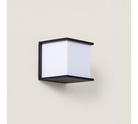 LEDKIA LIGHTING Aplique de Pared Exterior Aluminio Daman Negro E27