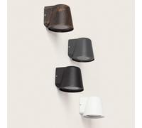 LEDKIA LIGHTING Aplique de Pared Exterior Aluminio Darjan Oroco II Blanco GU10