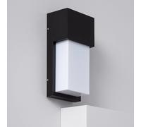 LEDKIA LIGHTING Aplique de Pared Exterior de Aluminio Etnea Negro E27