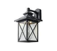 Aplique de Pared Exterior, Iluminación de Pared para Exteriores, Aplique de Pared para Exteriores, Lámpara de Pared Led Solar de 2 W para Exteriores, Luces de Pared para Balcón, Villa Y Jardín, Color