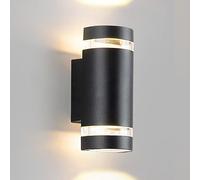 Aplique de pared exterior impermeable LED moderno Iluminación bidireccional 10 W Decoración antioxidante Accesorios de pared Aluminio acrílico duradero Aplique de pared exterior de ahorro de energía