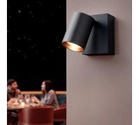 LEDKIA LIGHTING Aplique de Pared Exterior LED 10W Aluminio Temperatura de Color Seleccionable (Blanco Frío, Neutro, Cálido) Kuriya Óxido