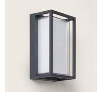 Aplique de Pared Exterior LED 12W Aluminio CCT Seleccionable Doble Difusor