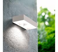 LEDKIA LIGHTING Aplique de Pared Exterior LED 6W Karl Solar Blanco 4000K Blanco Neutro