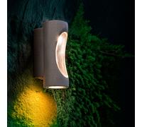 Aplique de Pared Exterior LED Regulable 12W Cemento Large Brinvo