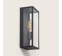 Aplique de Pared Exterior Metal y Cristal Zeila