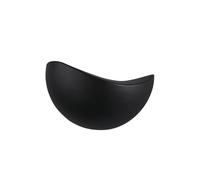 Aplique de Pared Exterior Moderno, Aplique de Pared Led Exterior Impermeable, Lámpara de Porche Minimalista Negra de Aluminio en Forma de Media Luna, Iluminación Creativa para Patio, Jardín, Garaje Y