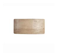 Aplique de Pared Exterior Moderno, Aplique Led de 9 W para Exteriores, Lámpara de Pared de Piedra Travertino Beige Natural, Luminaria Impermeable para la Puerta Principal de la Villa, Porche, Jardín,