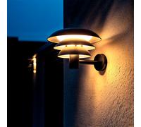 Aplique de Pared Exterior Solar LED 1,5W Acero Inoxidable Biel