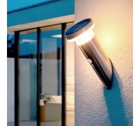 Aplique de Pared Exterior Solar LED 1,5W Acero Inoxidable con Sensor de