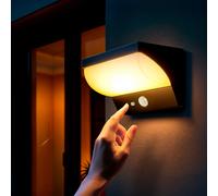 Aplique de Pared Exterior Solar LED 5W Aluminio con Sensor de Movimiento Goran