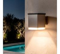 Aplique de Pared Exterior Solar LED de Aluminio Jafaro