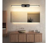 Aplique de Pared Frontal con Espejo LED para baño, Resistente al Agua, Tira Larga, de Aluminio y acrílico, Moderno, Decorativo para Interiores, para tocador de baño.
