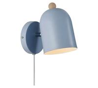 Aplique de pared Gaston (15 W, An x Pr x Al: 11,5 x 19,5 x 19,5 cm, Azul, E27)