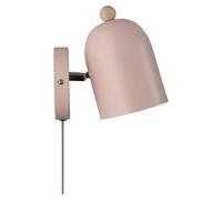 Aplique de pared Gaston (15 W, An x Pr x Al: 11,5 x 19,5 x 19,5 cm, Rosa, E27)