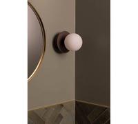 Aplique de pared Globen Lighting ART DECO, bronce/blanco Ø 16 cm IP44