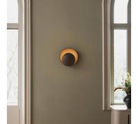 Aplique de pared Globen Lighting ORBIT, marrón, Ø 30 cm, enchufe
