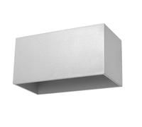 Aplique de pared gris Quad Maxi