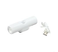 Aplique de pared inteligente de inducción inalámbrico para luz que funciona con pilas para pasillo, porche, entrada, diseño moderno, blanco, 15 x 3,6 cm (tres colores)