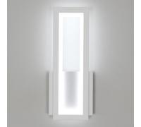 Aplique de Pared Interior LED, Lámpara de Pared LED Moderno 16W 1800LM, Luz de Pared Blanco Moderna en Acrílico, Iluminación de Pared para Dormitorio, Pasillo, Escalera, 6500K Luz Blanca, 32CM