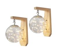 Aplique de Pared, Juego de 2, iluminación de Pared LED Regulable Moderna Dorada, lámpara de Pared para Interiores sin cableado, Accesorio para Dormitorio, Sala de Estar, Pasillo