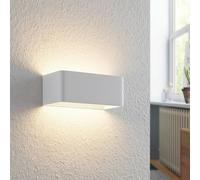 Aplique de pared LED Arcchio Karam, 20 cm, blanco, metal, arriba/abajo True