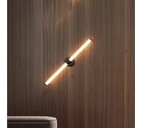 Aplique de pared LED Axis de Maytoni, color dorado, altura 63 cm