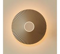 Aplique de pared LED «Ballerina» de LOOM DESIGN, color crema, Ø 35 cm EC:EPREL:2573959