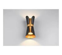 Aplique de pared LED Coat (Negro, IP20, GU10)