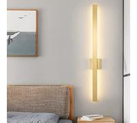 Aplique de Pared LED Creativo de 24 W, Moderno, de Tira Larga, Rectangular, para Interiores, Tipo Farol, para el hogar, lámpara de Pared Sencilla para Sala de Estar, Dormitorio, mesita de no