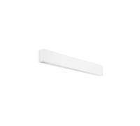 Aplique de pared LED Delta de IDEAL LUX, blanca, 61 cm de ancho, 3.000 K True