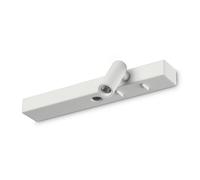 Aplique de pared LED Ideal Lux Bonne Nuit 2, blanco, 22 cm, metal