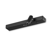 Aplique de pared LED Ideal Lux Bonne Nuit 2, negro, ancho 22 cm