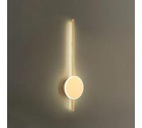 Aplique de Pared LED, lámpara de Pared de Metal Dorado, lámpara de Pared geométrica, Luces de Pared Interiores para Dormitorio, Sala de Estar, Comedor, Pasillo, lámpara de decoración de Noch