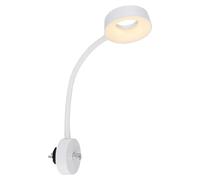 Aplique de pared LED Lehovo (An x Al: 26 x 45,5 cm, Blanco)